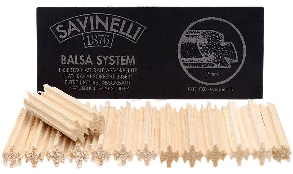 Pipe Tools & Supplies Savinelli 9mm Balsa Filters (15 pack)