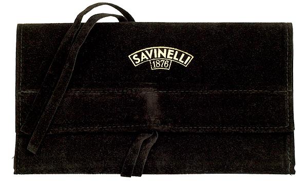 Pipe Accessories Savinelli Velvet Pouch Brown