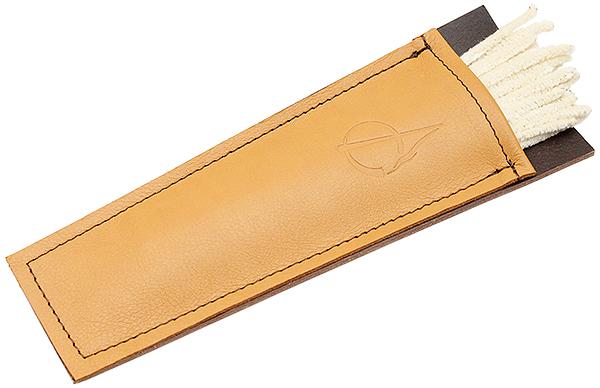 Pipe Accessories Claudio Albieri Leather Cleaners Holder Tan