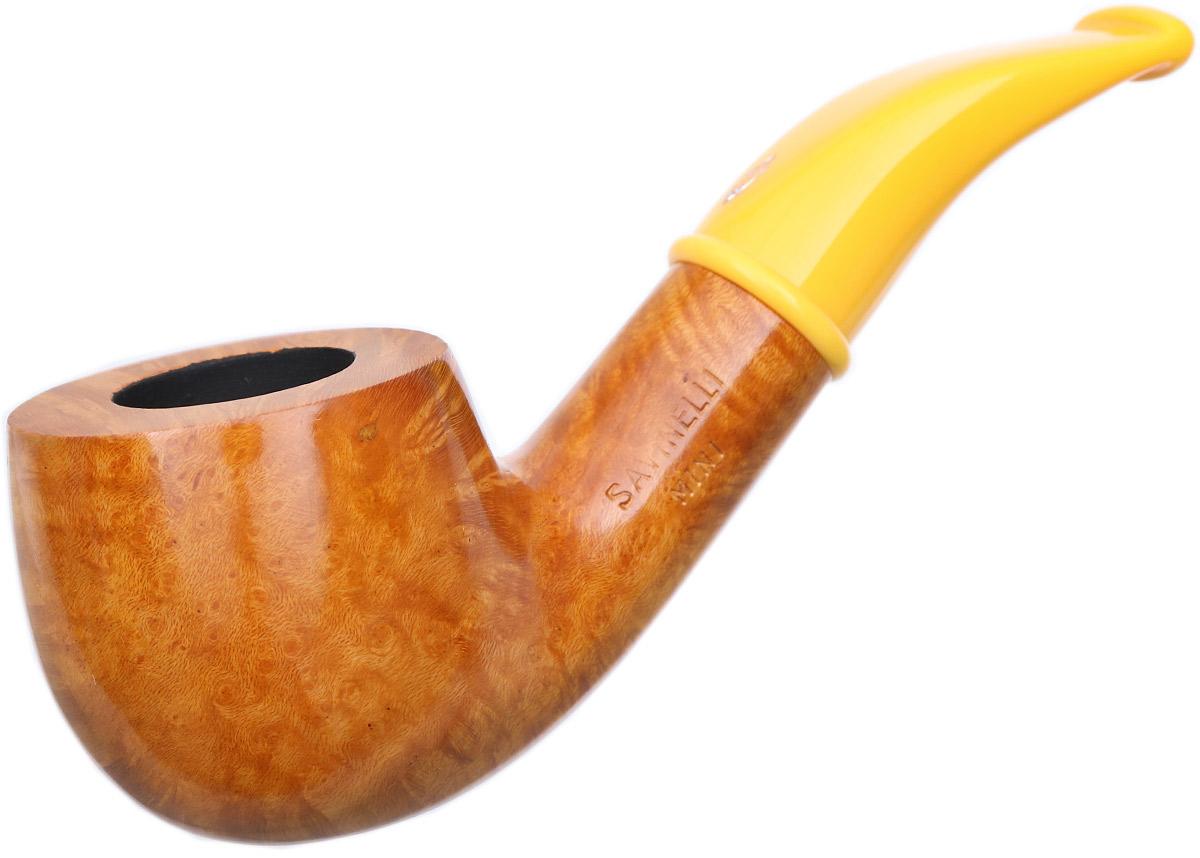 Savinelli Mini Smooth Yellow Stem (601) (9mm)
