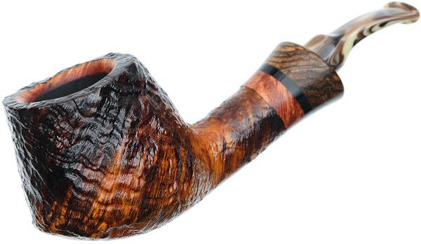 Neerup P. Jeppesen Handmade Ida Easy Cut Sandblasted Bent Brandy (2) (9mm)