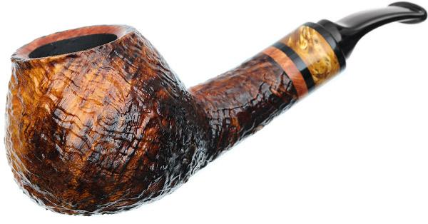 Neerup P. Jeppesen Handmade Ida Easy Cut Sandblasted Bent Brandy (3) (9mm)