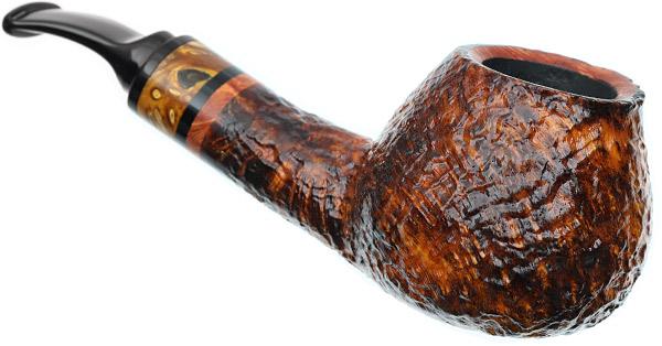 Neerup P. Jeppesen Handmade Ida Easy Cut Sandblasted Bent Brandy (3) (9mm)