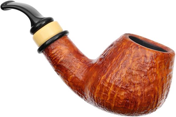 Neerup P. Jeppesen Handmade Ida Easy Cut Sandblasted Bent Brandy (3) (9mm)