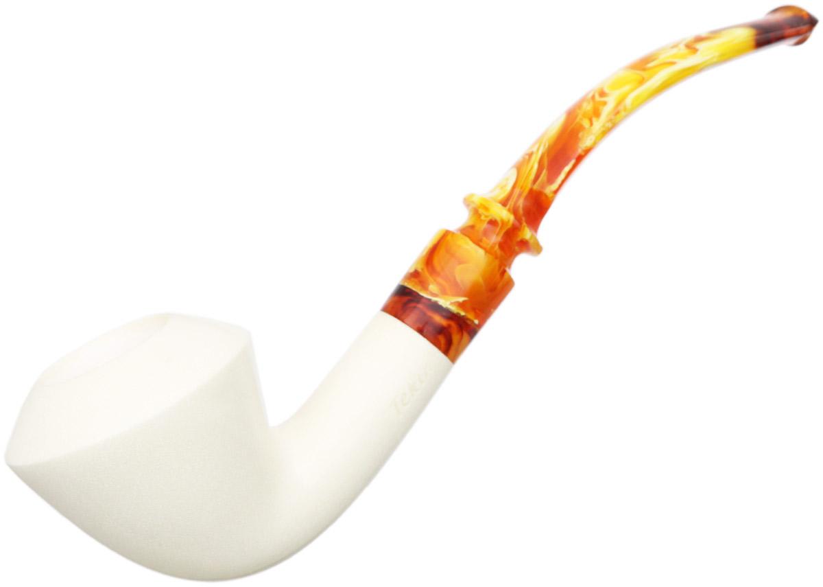 AKB Meerschaum Smooth Bent Dublin (Tekin) (with Case)