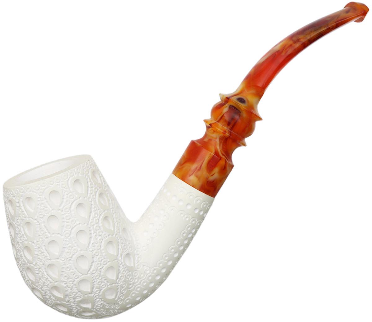 AKB Meerschaum Lattice Bent Billiard (with Case)