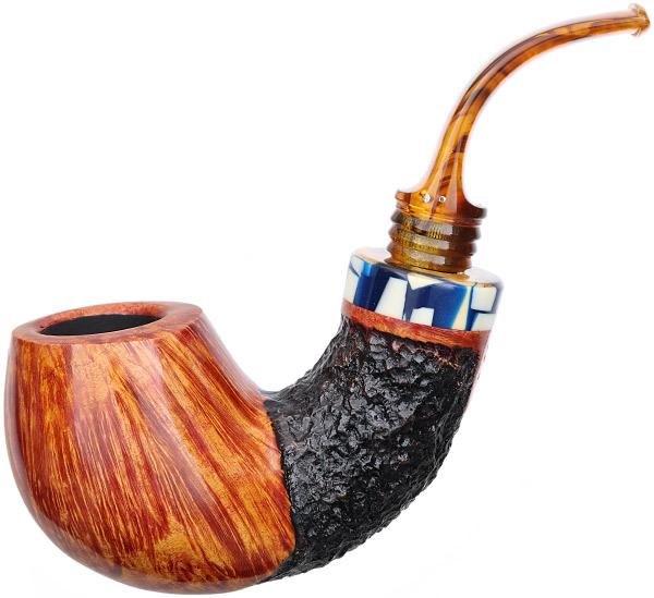 Winslow Partially Rusticated Bent Egg (9mm) (E)