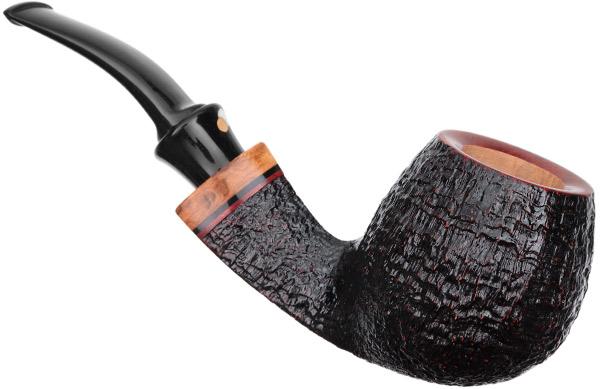 Claudio Cavicchi Black Sandblasted Bent Apple with Tuilipwood