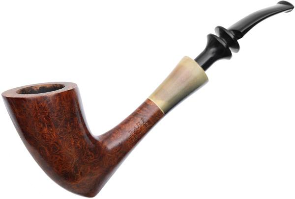 Danish Estates Bari De Luxe Smooth Bent Dublin with Horn