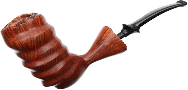 Danish Estates Soren Hand-Carved Spiral Freehand