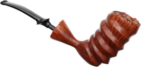 Danish Estates Soren Hand-Carved Spiral Freehand