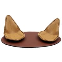 Pipe Accessories Claudio Albieri 2 Pipe Leather Magnetic Stand Brown/Tan