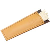 Pipe Accessories Claudio Albieri Leather Cleaners Holder Tan