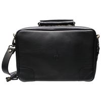 Pipe Accessories Claudio Albieri Italian Leather Elegance 4 Pipe Bag Black