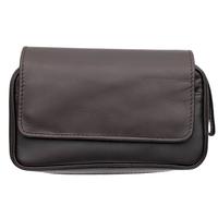 Pipe Accessories Peterson Deluxe Leather 2 Pipe Bag