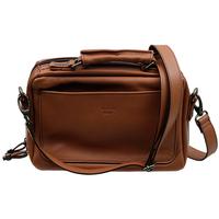 Pipe Accessories Claudio Albieri Italian Leather 4 Pipe Bag Russet