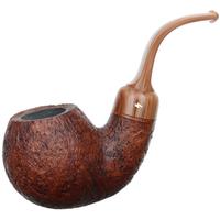 Moonshine Pipe Co Leather Sandblasted Cannonball