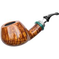 Neerup P. Jeppesen Handmade High Grade Smooth Bent Pot with Silver (9)