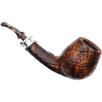 Neerup P. Jeppesen Salmon Silver Sandblasted Bent Egg