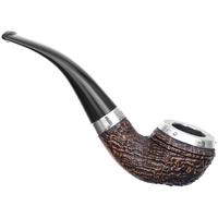 Peterson Silver Cap Sandblasted (999) Fishtail