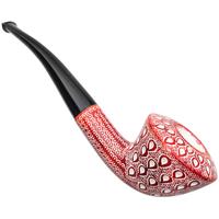 AKB Meerschaum Lattice Bent Dublin (Tekin) (with Case)
