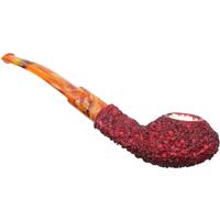 AKB Meerschaum Rusticated Tomato (Tekin) (with Case)