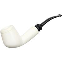 AKB Meerschaum Smooth Bent Billiard (Tekin) (with Case)