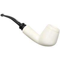 AKB Meerschaum Smooth Bent Billiard (Tekin) (with Case)