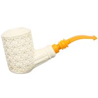 AKB Meerschaum Carved Floral Cherrywood (Mutlu) (with Case)