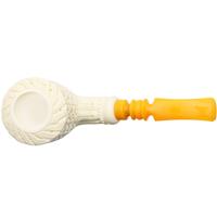 AKB Meerschaum Carved Floral Cherrywood (Mutlu) (with Case)