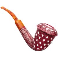 AKB Meerschaum Lattice Calabash (Tekin) (with Case)
