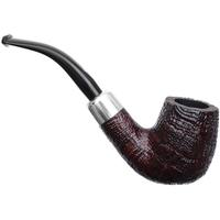 Ashton Pebble Grain Bent Billiard with Silver Army Mount (XXX)