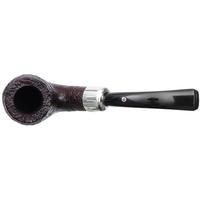 Ashton Pebble Grain Bent Billiard with Silver Army Mount (XXX)