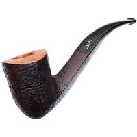 Savinelli Autograph Autograph Sandblasted Bent Dublin (6mm)