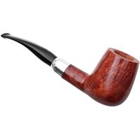 Savinelli Autograph Artisan Smooth Bent Brandy with Silver (9mm)