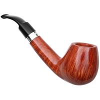 Savinelli Autograph Autograph Smooth Bent Egg (5) with Silver (9mm)