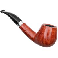 Savinelli Autograph Autograph Smooth Bent Apple (4) with Silver (6mm)