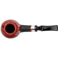 Winslow Partially Rusticated Bent Brandy with Silver (E)
