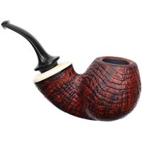 Grechukhin Sandblasted Bent Apple with Ivorite
