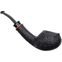 Bill Shalosky Sandblasted Bent Apple with Amboyna Burl (434)