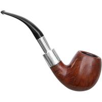 English Estates Loewe & Co. Smooth Bent Billiard with Silver Spigot (909) (O) (1980) (Unsmoked)