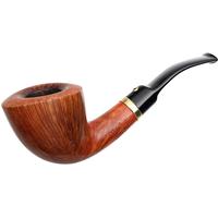 Italian Estates Ser Jacopo Gem Series Bent Dublin with Gold Band (Granato)
