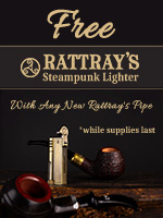 Free Rattray Steampunk Lighter With Any New Rattray Pipe