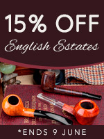 15% Off English Estate Pipes