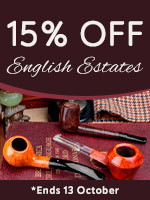 15% Off English Estate Pipes