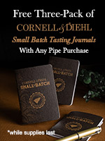 Free C&D Tasting Journals with Any Pipe Purchase