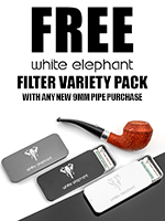 Free 9mm White Elephant Filters Variety Pack with Any New 9mm filtered pipe