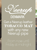 Buy any Neerup pipe and get a Neerup tobacco mat, free!