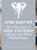 Free White Elephant 9mm Sampler With Any New 9mm Pipe